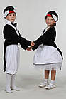 Карнавальний костюм Пінгвін для дівчинки, костюм Снігова, Дятла, Пінгвіна 134, фото 5