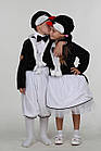 Карнавальний костюм Пінгвін для дівчинки, костюм Снігова, Дятла, Пінгвіна 134, фото 4