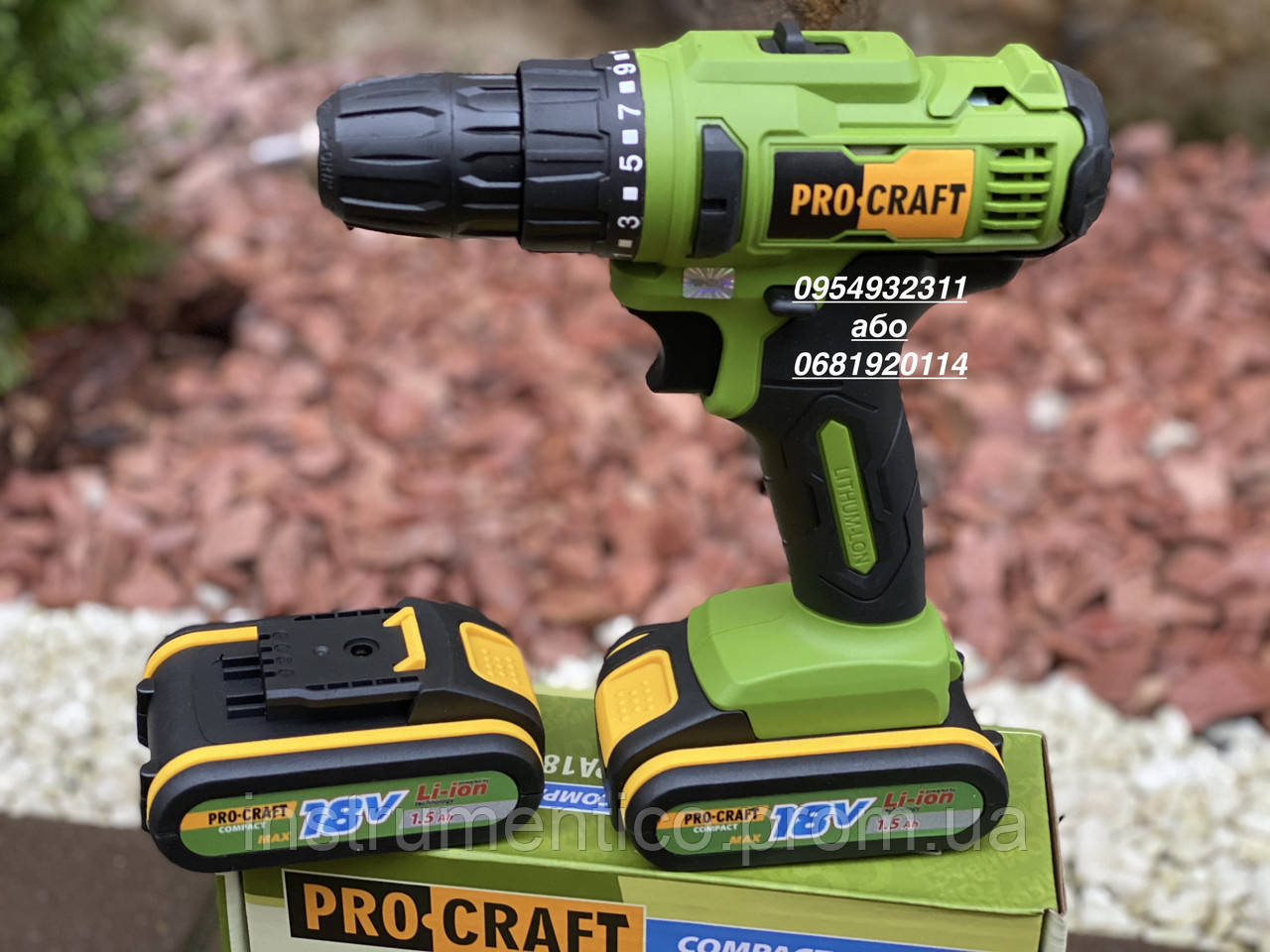Шуруповерт аккумуляторный Procraft PA18C