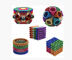 Neo Cube Нео Куб 5 мм кольоровий 216 кульок магнітний конструктор головоломка