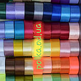 Стрічка атласна 0.5 см червона "алоча", кольори різні (1моток-23метра), фото 2