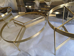 металева конструкція (сатин) для кавового столика