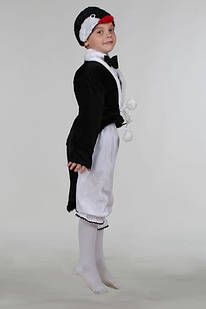 Карнавальний костюм Пінгвін для хлопчика, костюм Сніжир, дятел 134