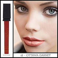 Рідка матова помада Aden Cosmetics Liquid Lipstick 18 Ottawa Garnet 7 ml Оригінал