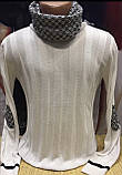Стильні чоловічі молодіжні светри з хомутовим коміром Туреччина, фото 6