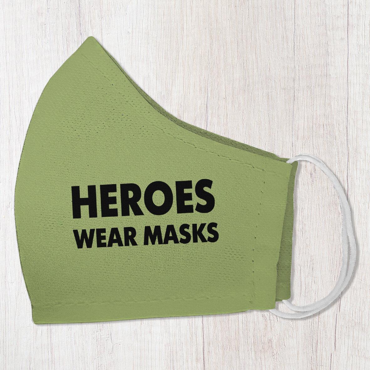 Маска захисна для обличчя, розмір M-L Heroes wear masks подарунок