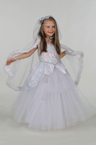 Карнавальный костюм Лебедь, костюм Лебедя для девочки 122 - фото 6 - id-p1295008445