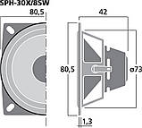 Monacor SPH-30X/8SW, фото 4