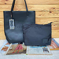 Женская кожаная сумка шоппер на молнии на плечо Polina & Eiterou Fashion, фото 8