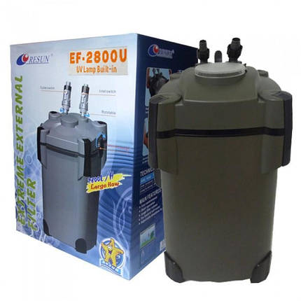 Фільтр зовнішній для акваріума, Resun EF-2800U, 2800 л/ч., фото 1