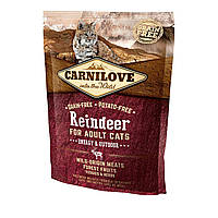 Сухий корм Carnilove (Карнілов) Cat Reindeer Energy & Outdoors з оленям для активних кішок 400 g