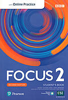 Focus (Second Edition) 2 Student's book + Online Practice Підручник + онлайн-практика