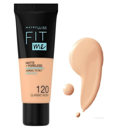 Тональний крем матувальний Maybelline New York Fit Me Matte No 120 Classic Ivory