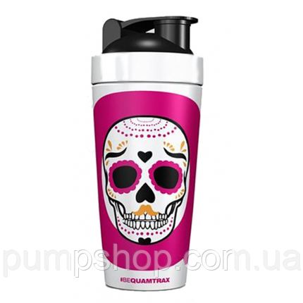 Металевий шейкер Quamtrax Metal Shaker Skull 740 мл, фото 1