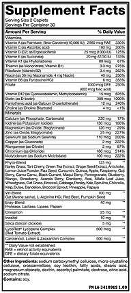 Вітаміни для чоловіків Mutant Core Series Multi Vitamin 60 таб., фото 3