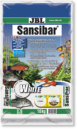 Грунт для акваріума JBL Sansibar White, 0.1-0.4 мм, 10 кг, фото 1