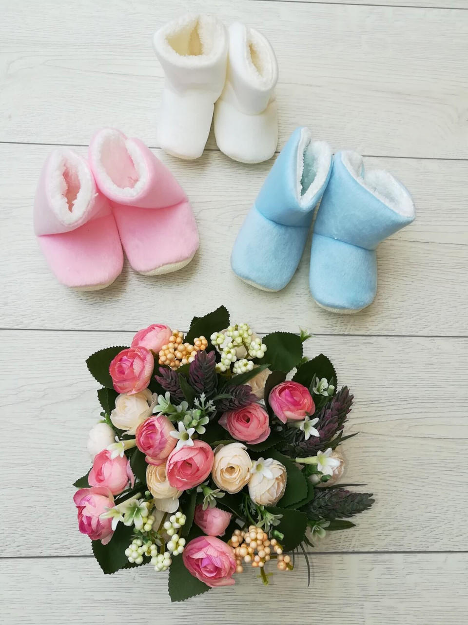 Пінетки для немовлят махра "Уги", фото 1