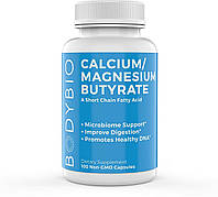 BodyBio Butyrate Cal-Mag / Бутират с кальцием и магнием 100 капс