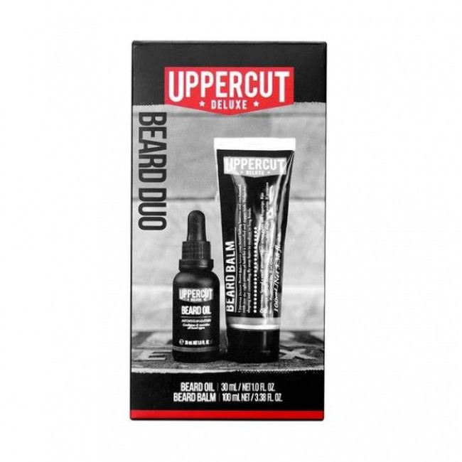 Подарунковий набір Uppercut Deluxe Beard Duo (Масло + бальзам для бороди)