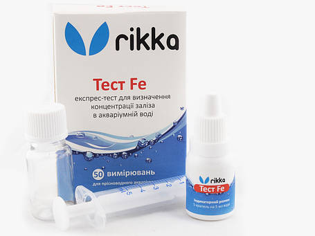 Fe тест для акваріумної води, Rikka тест Fe., фото 2
