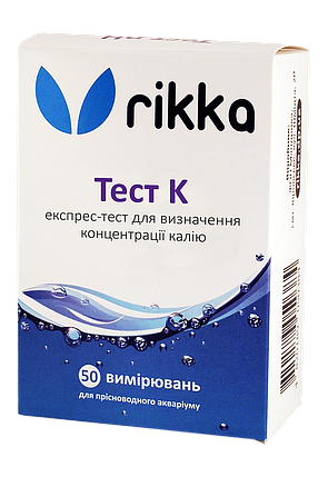 K тест для акваріумної води, Rikka тест K., фото 1