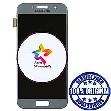 Дисплей Samsung A320 Galaxy A3 2017 із сенсором, блакитний GH97-19732C