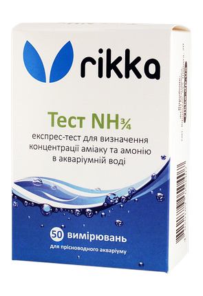 NH3/NH4 тест для акваріумної води, Rikka тест NH3/4., фото 1