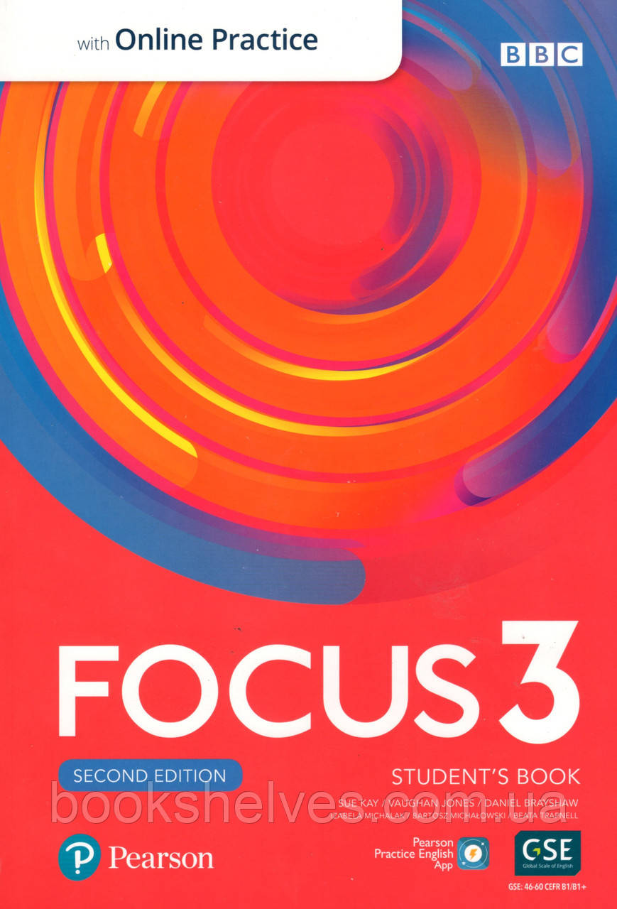 Focus (Second Edition) 3 Student's book + Online Practice Підручник + онлайн-практика