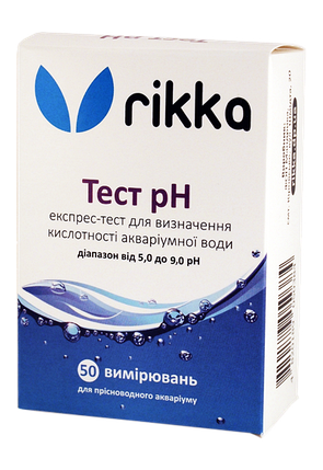 PH тест для акваріумної води, Rikka тест pH 5,0 - 9,0., фото 1