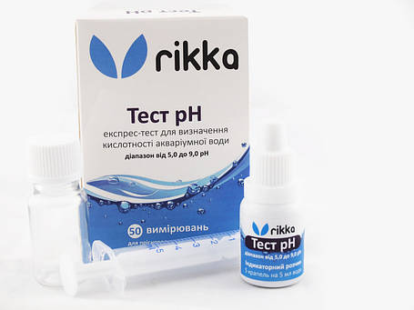 PH тест для акваріумної води, Rikka тест pH 5,0 - 9,0., фото 3