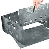 Мангал на 6 шампурів 2 мм туристичний  розбірний 450х280 мм, фото 4