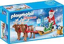 Плеймобил Playmobil 9496 Санта в возі з оленямии Christmas santa's Sleigh