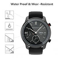 Загартоване захисне скло для годинника Amazfit GTR 42 мм, діаметр - 32,5 мм, фото 3