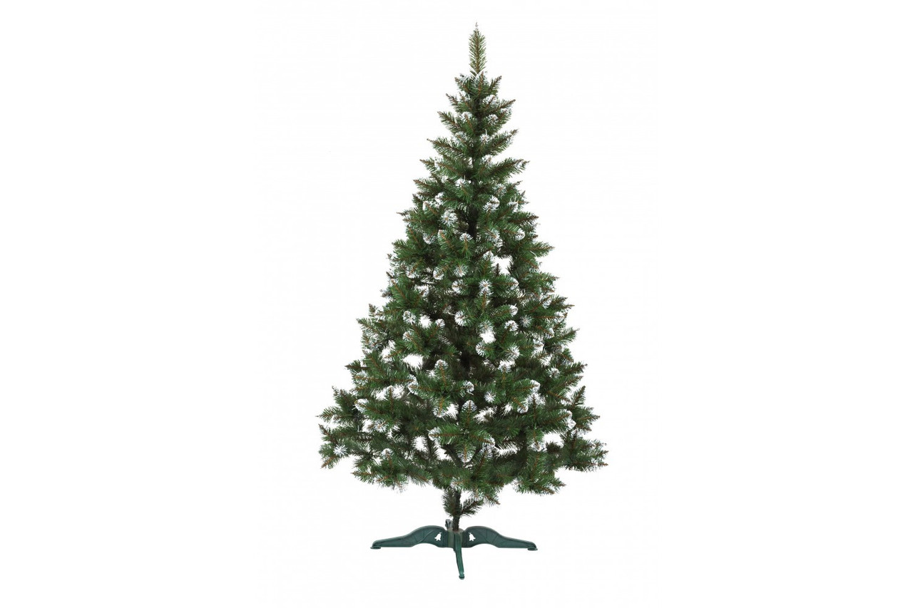 Ялинка 2 м Лідія зелена з білими кінчиками, фото 1