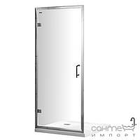 Душові кабіни, двері і шторки для ванн Veronis Душова двері Veronis D-7-90 профіль хром/прозоре скло