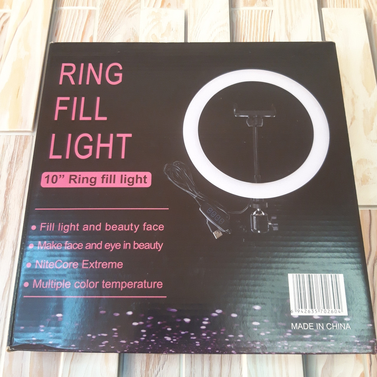 Кольцевая светодиодная Led Лампа 26 см с держателем для телефона Селфи кольцо (Оригинальные Фото) - фото 9 - id-p1295132284