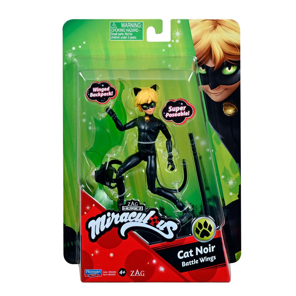Маленька Лялька-хлопчик Леді Баг і Суперкіт S2 — Супер Кіт 13 см Miraculous Small Doll Cat Noir 50403, фото 1