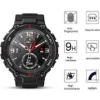 Загартоване захисне скло для годинників Amazfit T-Rex, діаметр - 33 мм, фото 3