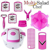 Универсальная овощерезка и терка Multi Salad Chef 13 предметов