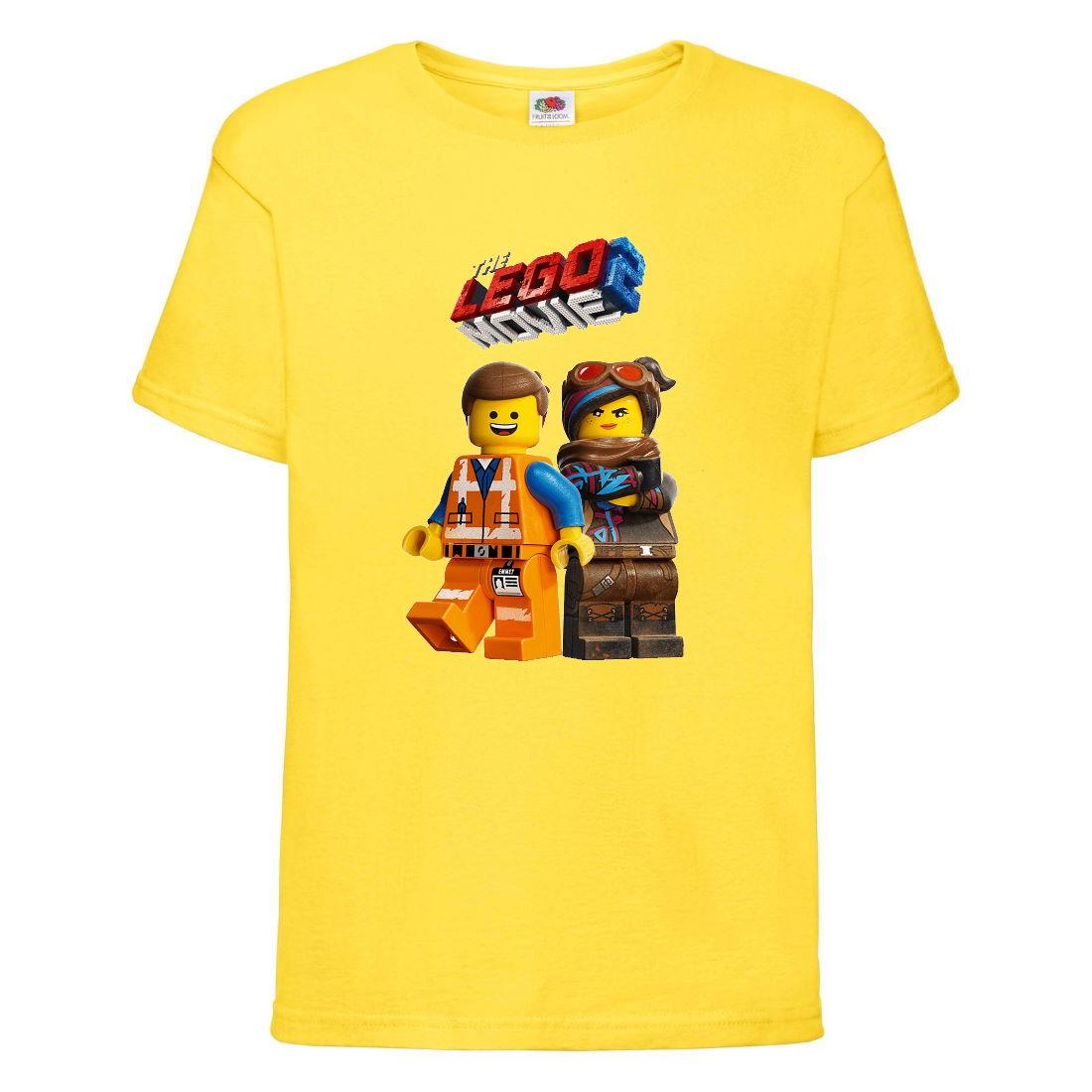 Футболка Лего Нинзяго Лего Муві (Lego-06) жовта 104-116-128-140-152-164 розмір