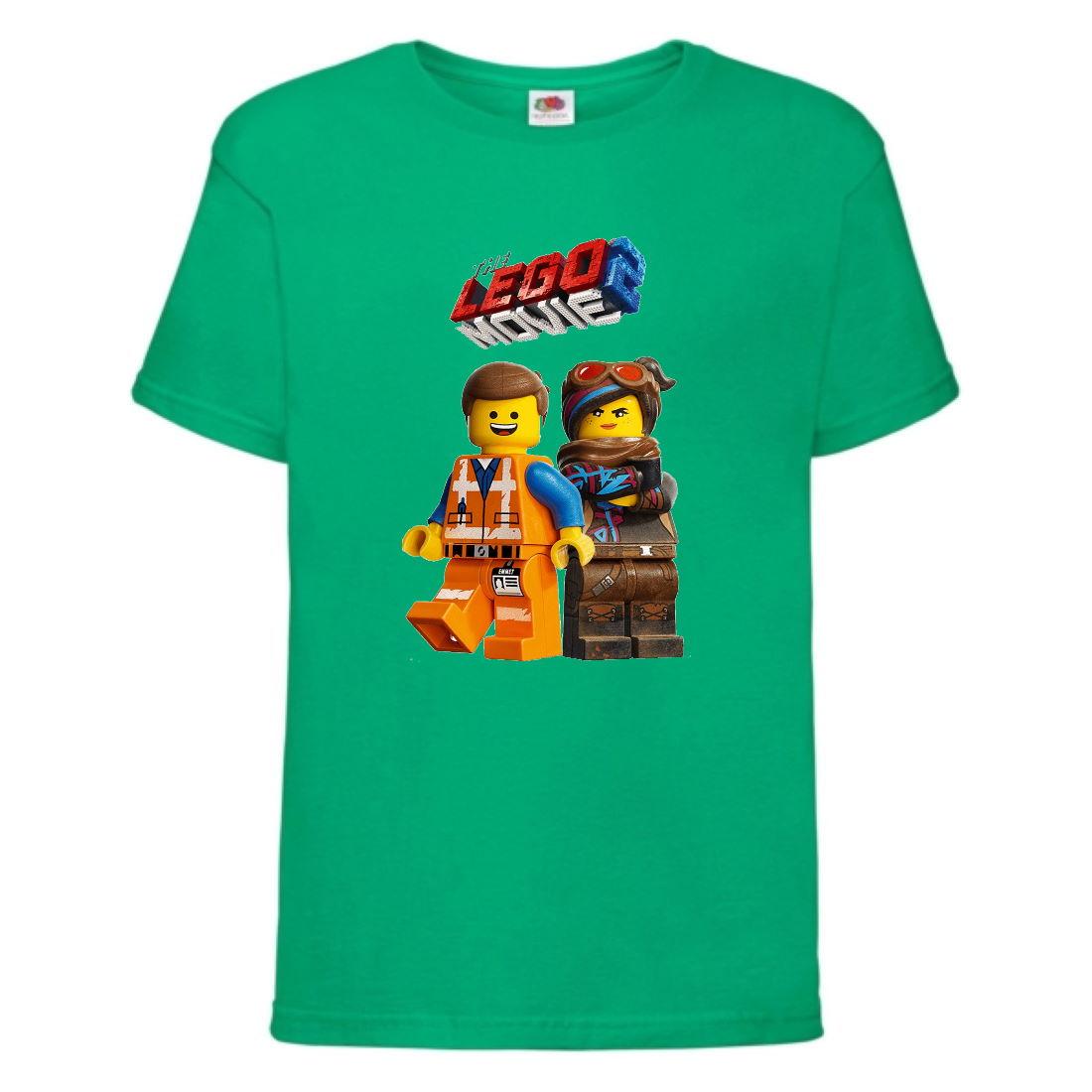 Футболка Лего Нинзяго Лего Муві (Lego-06) зелена 104-116-128-140-152-164 розмір