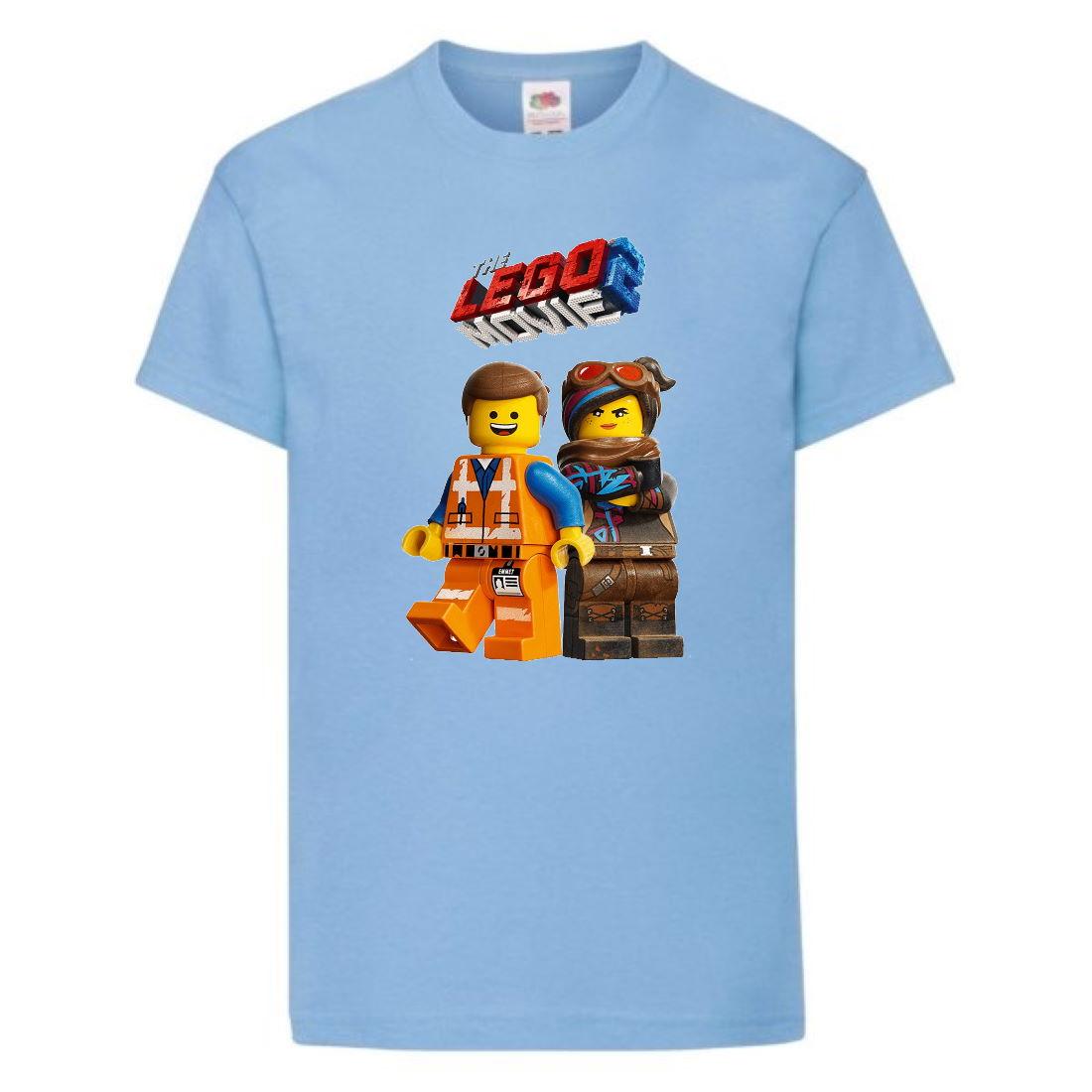 Футболка Лего Нинзяго Лего Муві (Lego-06) світло блакитна 104-116-128-140-152-164 розмір