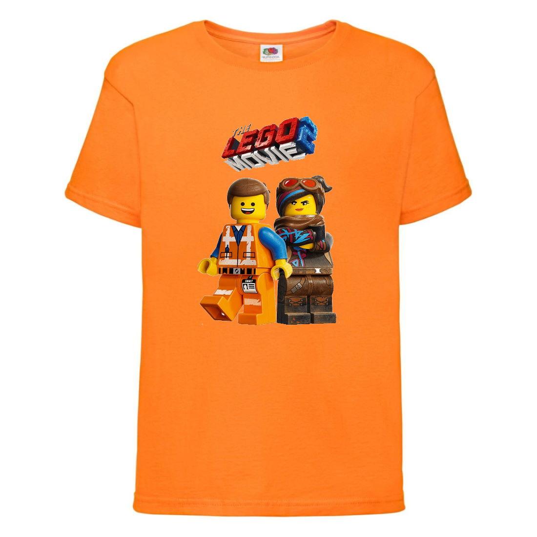 Футболка Лего Нинзяго Лего Муві (Lego-06) помаранчева 104-116-128-140-152-164 розмір