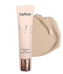 Тональний крем для обличчя зволожуючий TopFace Pure Touch SPF20 № 01