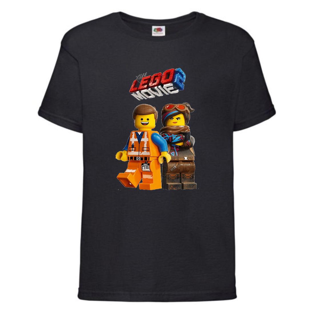 Футболка Лего Нинзяго Лего Муві (Lego-06) чорна 104-116-128-140-152-164 розмір