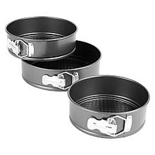 Набір форм для випічки роз'ємних з 3-х штук D=18/20/22см висота 7см