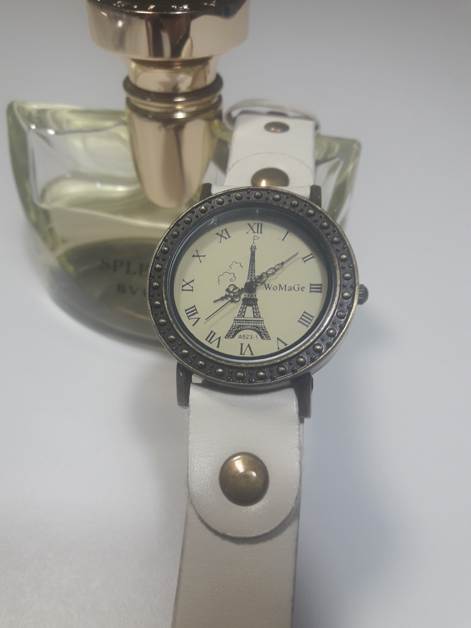 Жіночі наручні годинники Geneva Paris на шкіряному ремінці, кварцовий механізм