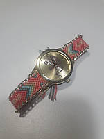 Жіночий наручний годинник "Слон" на тканинному ремінці, кварцовий механізм