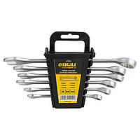 Ключі рожково-накидні 6шт 8-17мм CrV satine SIGMA