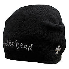 Шапка біні з вишивкою MOTORHEAD Logo